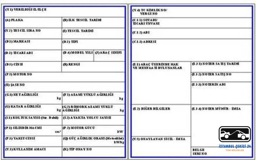 Araç Sahiplik Belgesi Nedir? 1 araç sahiplik belgesi - 6
